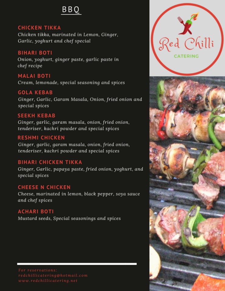 Red Chilli Menu with Different Photos 6